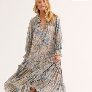 Free People “feeling groovy maxi dress” size M